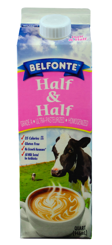 Belfonte Dairy Half and Half quart