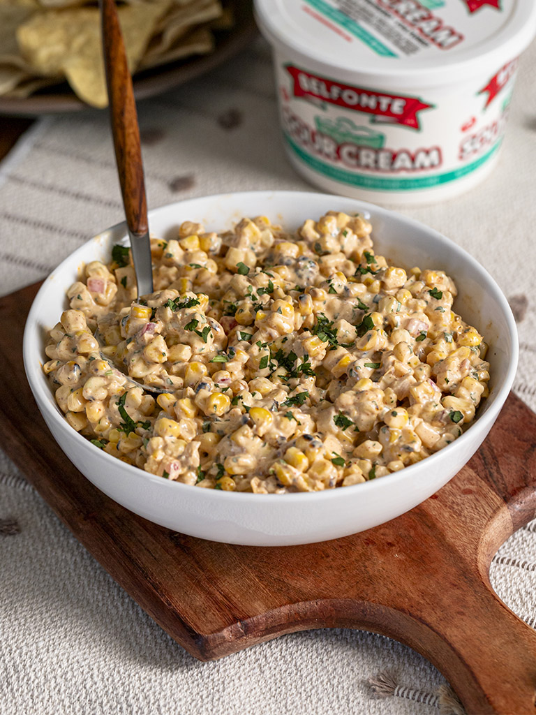 Creamy Grilled Corn Dip