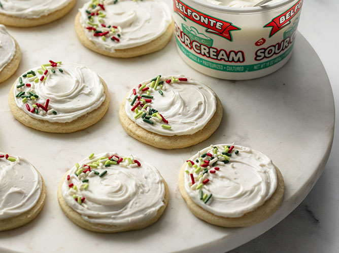 Sour Cream Sugar Cookies